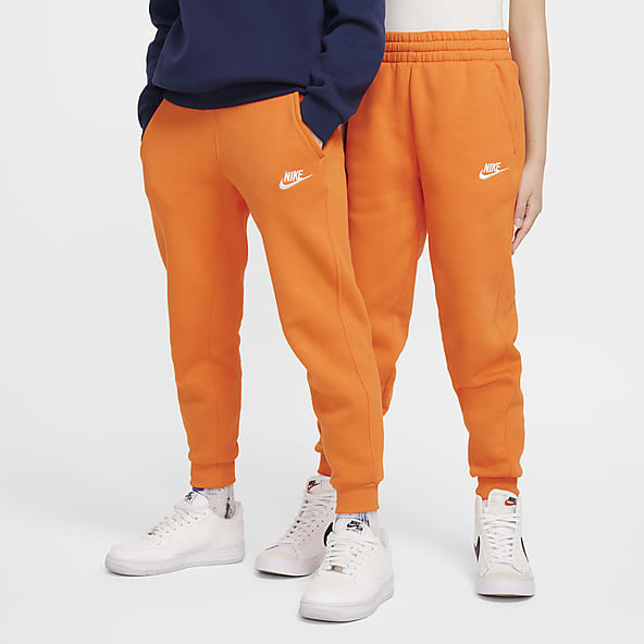 Nike pants orange best sale
